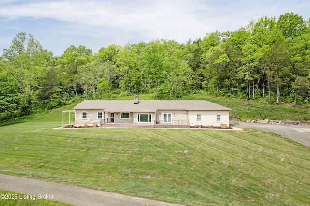 198 Mill Creek Ln, Bardstown, KY 40004 - ranch-style home with a front lawn