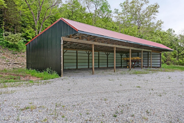 198 Mill Creek Ln, Bardstown, KY 40004 - view of pole building featuring a detached carport
