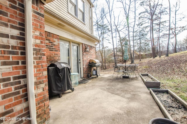 562 Peaceful Way, Shepherdsville, KY 40165 - view of patio / terrace featuring area for grilling, fence, and outdoor dining area