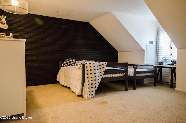 562 Peaceful Way, Shepherdsville, KY 40165 - bedroom featuring carpet flooring and vaulted ceiling