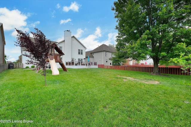 4313 Brownsboro Glen Rd, Louisville, KY 40241 - view of yard with a deck