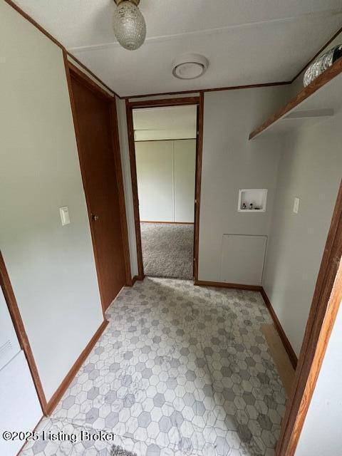 345 Hemlock Dr, Shepherdsville, KY 40165 - washroom featuring hookup for a washing machine and baseboards