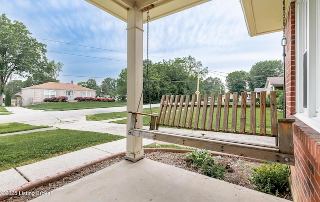 3009 Huberta Dr, Louisville, KY 40216 - view of patio with a porch