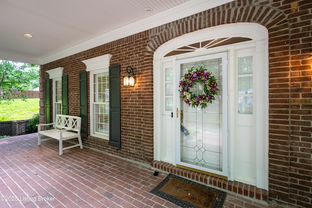 5302 Olde Creek Way, Prospect, KY 40059 - property entrance with a porch and brick siding