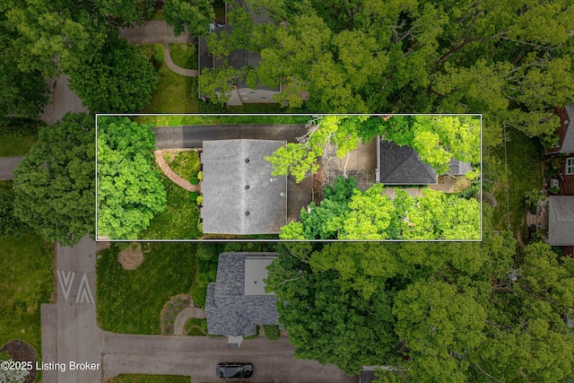 3920 Elfin Ave, Louisville, KY 40207 - aerial view of property's location featuring property parcel outlined