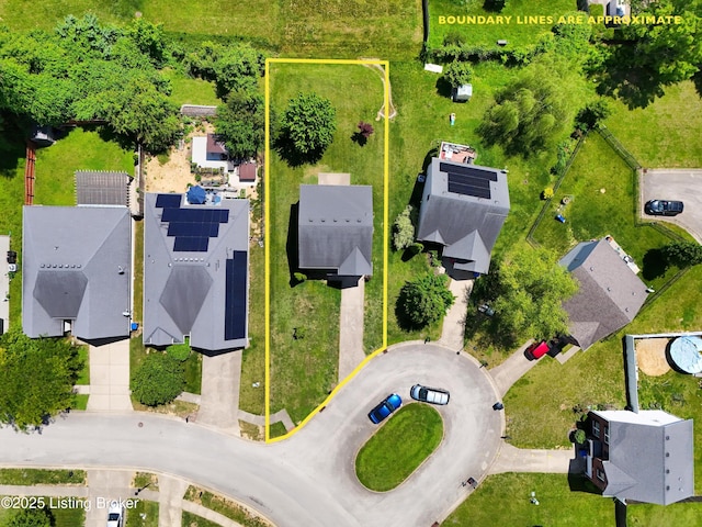 8712 Chetwood Trace Dr, Louisville, KY 40291 - aerial view of property's location featuring property parcel outlined