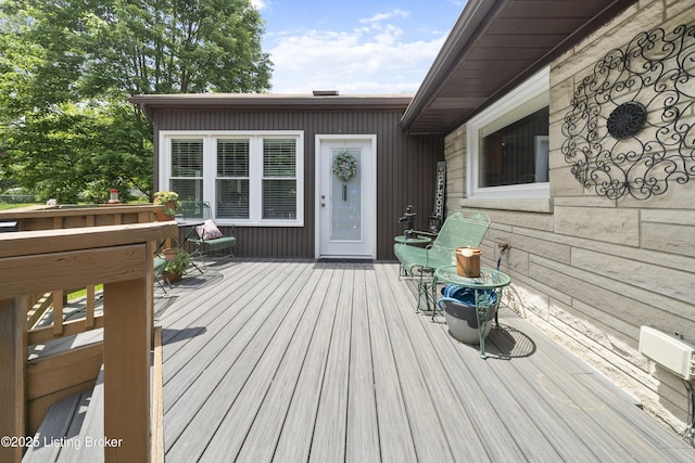 5506 Bamberrie Cross Rd, Louisville, KY 40214 - view of wooden terrace
