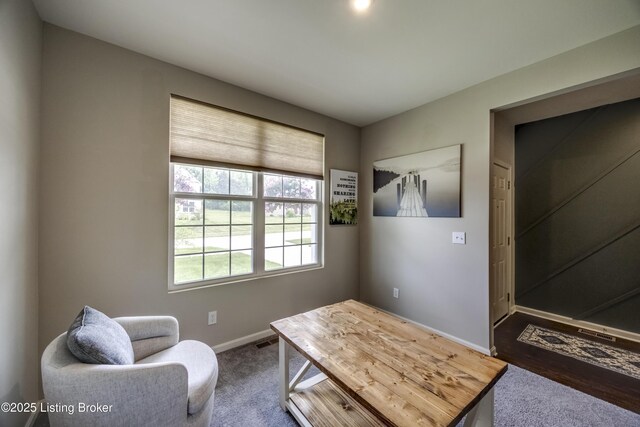 3928 Creek Meadow Dr, La Grange, KY 40031 - sitting room with carpet floors and baseboards