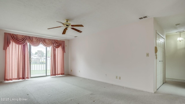 3030 Breckenridge Ln Unit 108, Louisville, KY 40220 - unfurnished room with light carpet, ceiling fan, and baseboards