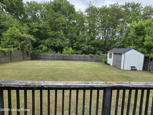 15008 Galston Blvd, Louisville, KY 40272 - view of yard with a storage unit and an outbuilding