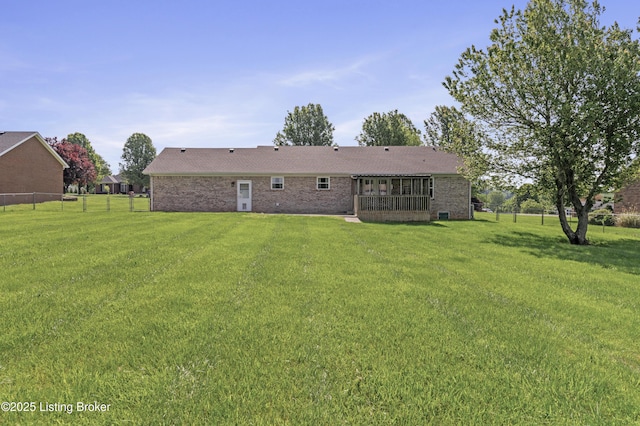 1020 Polley Dr, Bardstown, KY 40004 - back of house featuring brick siding