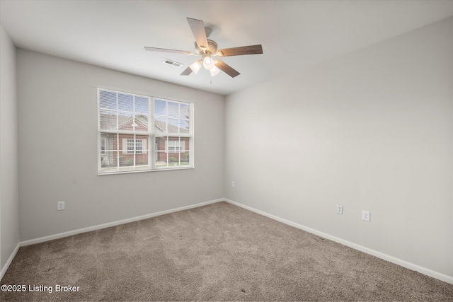 5010 Cotehele Pl, Louisville, KY 40241 - carpeted empty room with ceiling fan and baseboards