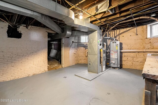 211 Haldeman Ave, Louisville, KY 40206 - below grade area featuring water heater and heating unit