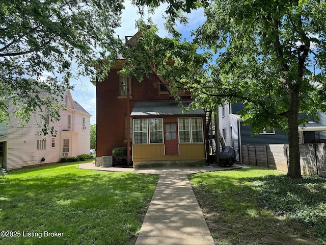 211 Haldeman Ave, Louisville, KY 40206 - view of front of house featuring central AC unit