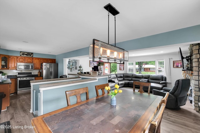 9926 Silverwood Ln, Louisville, KY 40272 - dining area featuring light wood-type flooring