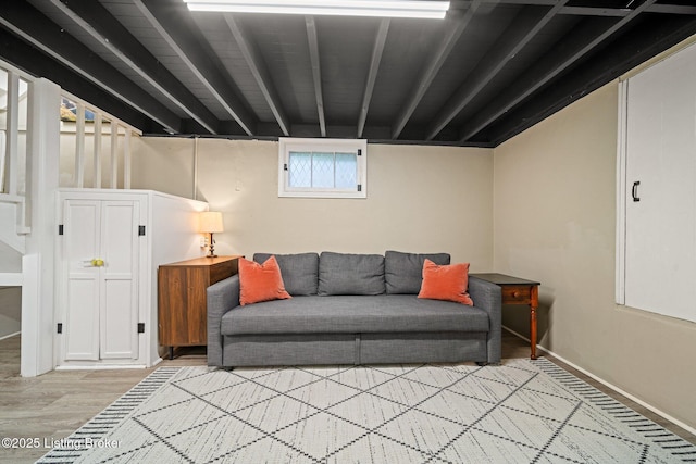 1883 Allgeier Ct, Louisville, KY 40213 - living room featuring light wood finished floors and baseboards