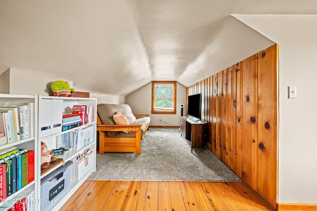1883 Allgeier Ct, Louisville, KY 40213 - bedroom with lofted ceiling and light wood-type flooring