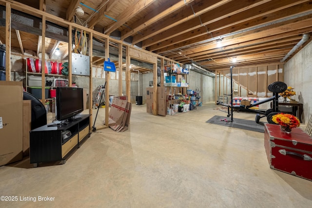 321 Lagrange Villa Dr, La Grange, KY 40031 - view of unfinished basement