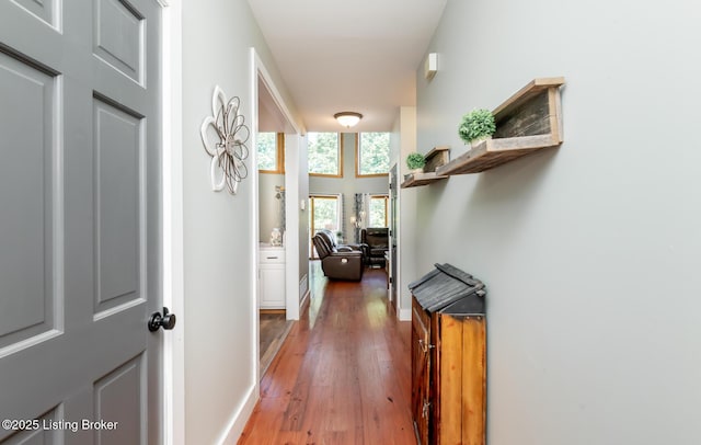 151 Pleasant Railway, Taylorsville, KY 40071 - corridor featuring light wood-style floors and baseboards