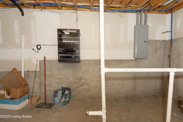 4701 Lost Valley Dr, Crestwood, KY 40014 - unfinished basement featuring electric panel