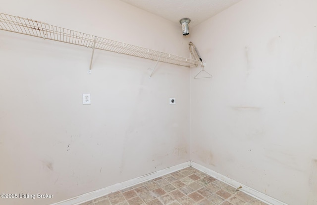 11330 Ridge Lake Dr, Louisville, KY 40272 - laundry area with hookup for an electric dryer and baseboards