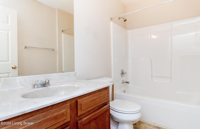 11330 Ridge Lake Dr, Louisville, KY 40272 - full bathroom featuring toilet, vanity, and shower / tub combination