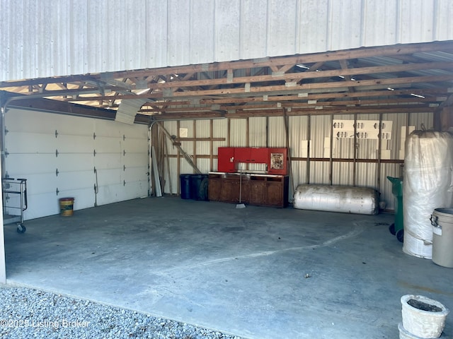 171 Old Kentucky 49, Loretto, KY 40037 - garage featuring a carport