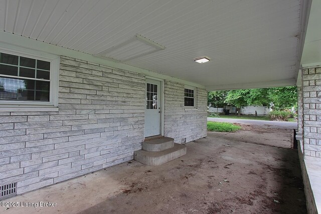 485 Hazzard St, Scottsburg, IN 47170 - view of patio / terrace with entry steps