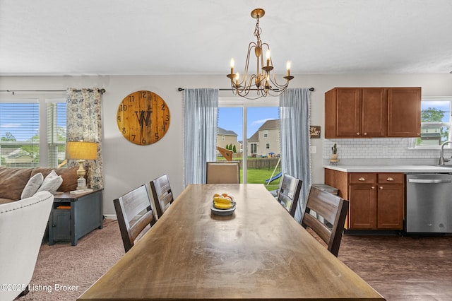 1130 Cherry Hollow Rd, La Grange, KY 40031 - dining area with a chandelier