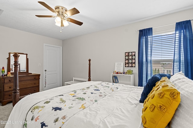 1130 Cherry Hollow Rd, La Grange, KY 40031 - carpeted bedroom featuring ceiling fan