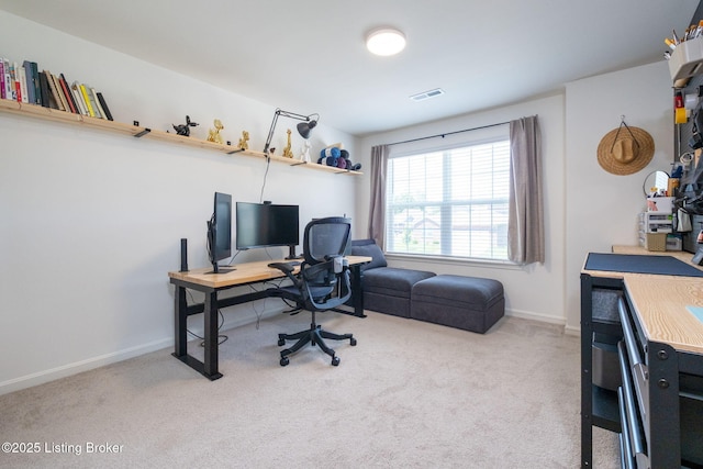 5806 Kellie Woods Dr, Louisville, KY 40258 - home office featuring carpet