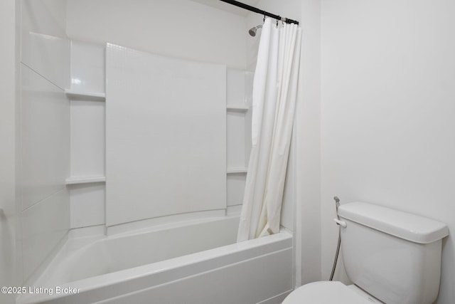 5806 Kellie Woods Dr, Louisville, KY 40258 - full bathroom with toilet and shower / bath combo