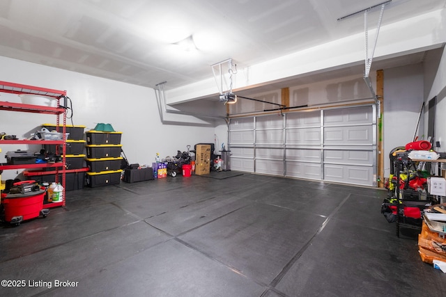 5806 Kellie Woods Dr, Louisville, KY 40258 - garage with a garage door opener