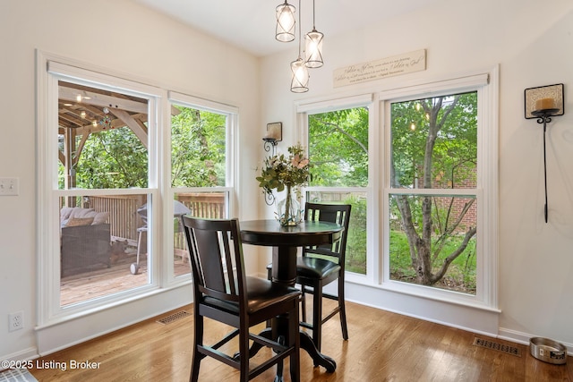 13512 Springs Station Rd, Louisville, KY 40245 - dining room featuring plenty of natural light, light wood-style flooring, and baseboards