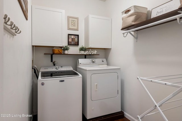 13512 Springs Station Rd, Louisville, KY 40245 - laundry area with cabinet space and washing machine and dryer