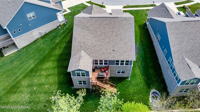 816 Snead Ct, Simpsonville, KY 40067 - aerial view of property and surrounding area