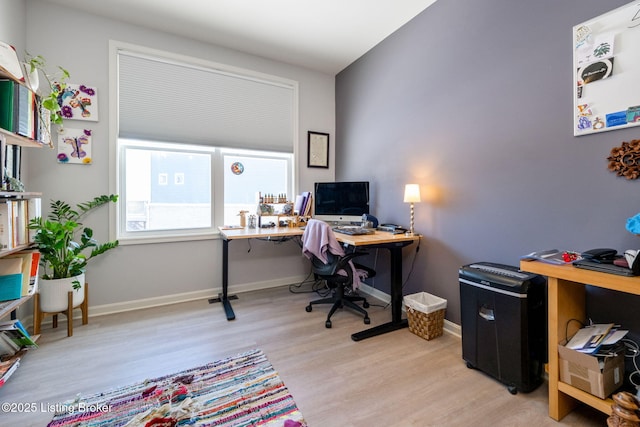 816 Snead Ct, Simpsonville, KY 40067 - office featuring light wood-style flooring and baseboards