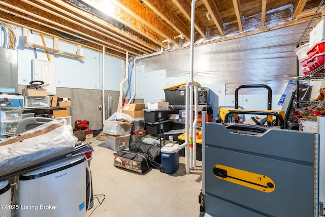 816 Snead Ct, Simpsonville, KY 40067 - view of unfinished below grade area