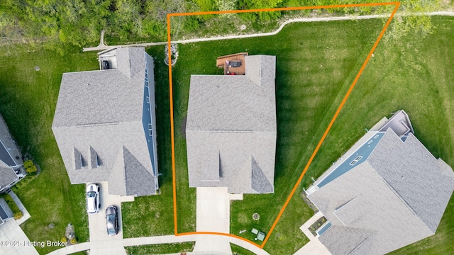 816 Snead Ct, Simpsonville, KY 40067 - aerial overview of property's location with property boundaries highlighted