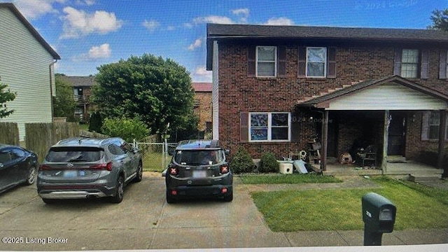 2736 Pioneer Ct, Radcliff, KY 40160 - townhome / multi-family property featuring brick siding
