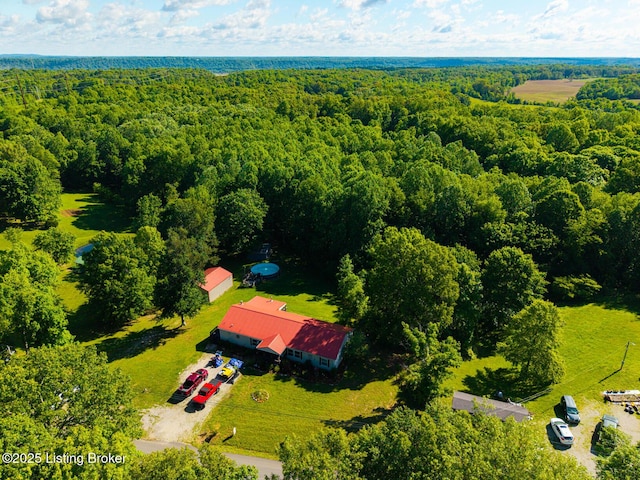 1210 Christian Church Rd, Brandenburg, KY 40108 - bird's eye view of a heavily wooded area