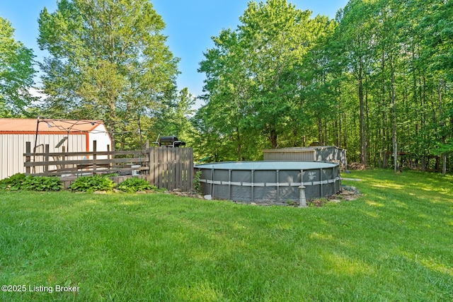 1210 Christian Church Rd, Brandenburg, KY 40108 - view of yard with an outdoor pool