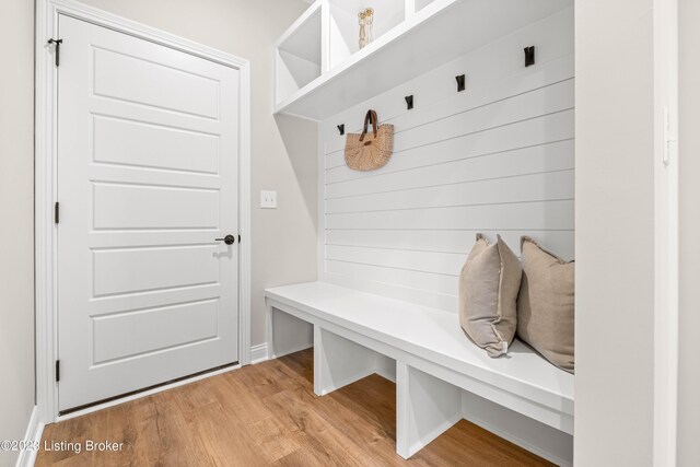 801 Artisan Pkwy, La Grange, KY 40031 - mudroom with light wood-style flooring and baseboards