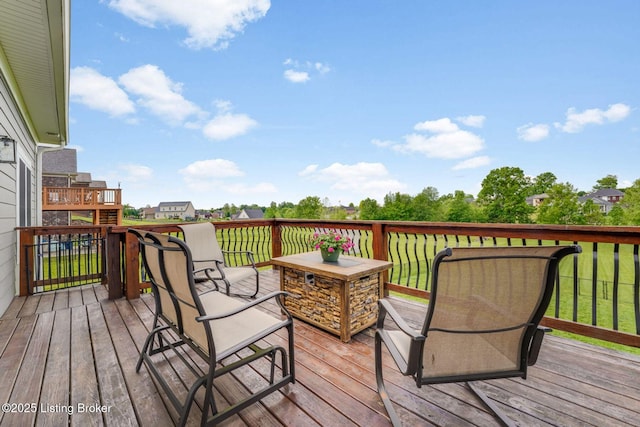 458 Christman Ln, Shepherdsville, KY 40165 - view of wooden deck