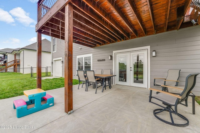 458 Christman Ln, Shepherdsville, KY 40165 - view of patio featuring french doors