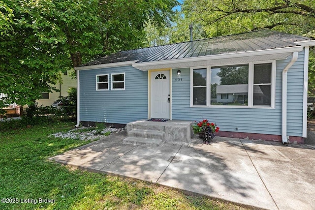 404 Diecks Dr, Elizabethtown, KY 42701 - view of front of home with a standing seam roof and metal roof