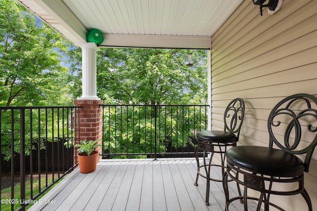 10207 Deer Vista Dr Unit 204, Louisville, KY 40291 - view of wooden terrace