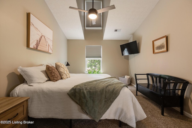 10207 Deer Vista Dr Unit 204, Louisville, KY 40291 - carpeted bedroom featuring baseboards and ceiling fan
