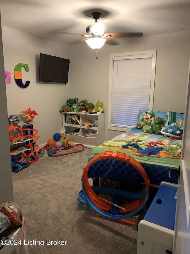 107 Clymene Rd, Cecilia, KY 42724 - carpeted bedroom with ceiling fan