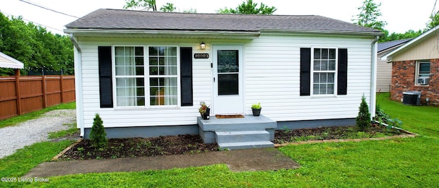 10003 Larlyn Dr, Fairdale, KY 40118 - back of property featuring central AC